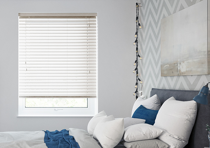 Ecowood, Washed White Satin - Venetian Blind - Image 3
